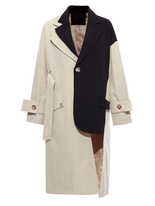 Women Asymmetrical Blazer/Trench Coat