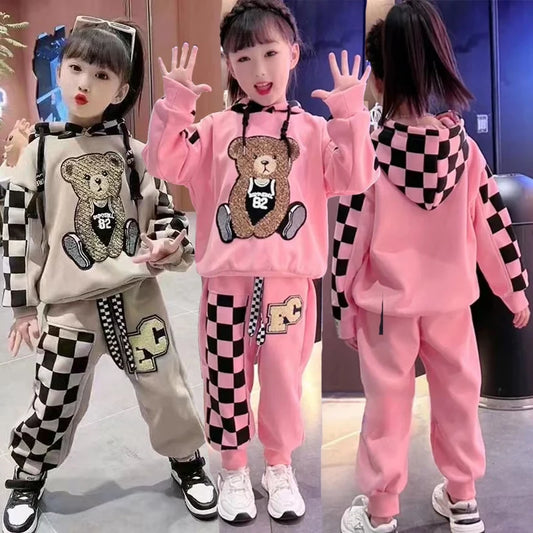 Child Cartoon Bear Sweatsuit